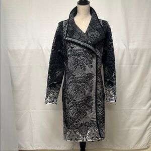 Kooi Black and Gray Women's Coat